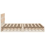 vidaXL Cadre de lit sans matelas 160x200 cm bois massif de pin