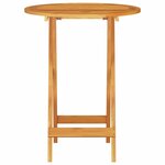 vidaXL Ensemble bistro pliant 3 Pièces Marron Bois d'acacia massif