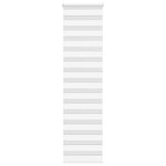 vidaXL Store zèbre blanc 65x230 cm largeur du tissu 60 9 cm polyester