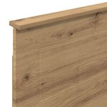 vidaXL Tête de lit Chêne artisanal 100 cm Bois d'ingénierie