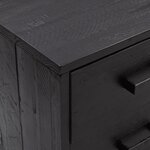vidaXL Armoire de rangement Noir 110x30x45 cm Bois de pin massif
