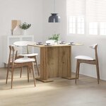vidaXL Table à manger chêne artisanal 110 x 60 x 75 cm bois ingénierie