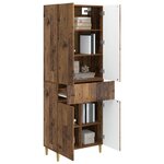 vidaXL Ensemble de Meubles 2 Pièces 66 x 34 5 x 90 cm Bois d'ingénierie
