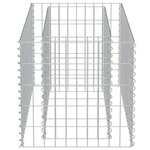 vidaXL Lit surélevé à gabion Acier galvanisé 90x50x50 cm