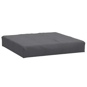 vidaXL Coussin de palette anthracite mélangé 60x60x9 5 cm tissu
