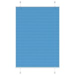 vidaXL Store plissé bleu 90x150 cm largeur du tissu 89 4 cm polyester