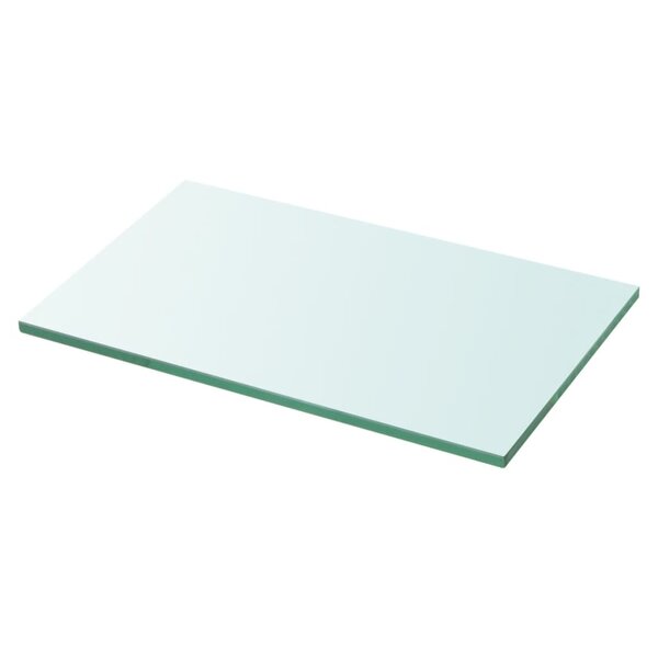 vidaXL Panneau d’étagère Verre transparent 30 x 15 cm
