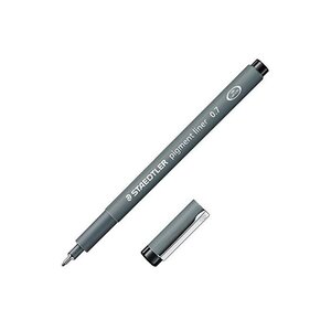 Feutre Pointe fine Pigment Liner 0,7 mm Noir STAEDTLER