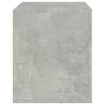 vidaXL Table de chevet Gris béton 50x39x47 cm