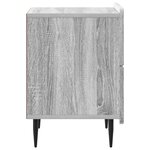 vidaXL Cabinet de chevet Sonoma gris 43 x 34 5 x 49 5 cm