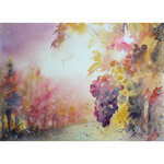 Bloc Fontaine 15F nuageux 24x30 300g encollé 4 côtés Blanc CLAIREFONTAINE