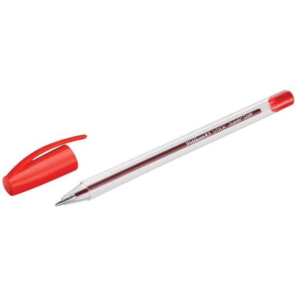 Stylo Bille STICK Super soft pointe Moyenne Rouge PELIKAN