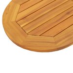 vidaXL Plateau de Table 80x40x2 2 cm Ovale en Bois Massif d'Acacia