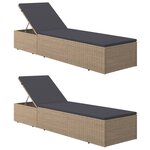 vidaXL Ensemble à Manger de jardin 11Pièces poly rotin et bois solide