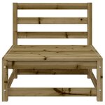 vidaXL Canapé de jardin sans accoudoirs 70x70x67 cm bois pin imprégné