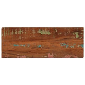 vidaXL Dessus de table 80x40x3 8 cm rectangulaire bois massif récupéré