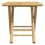 vidaXL Ensemble de bistro 3 Pièces bambou