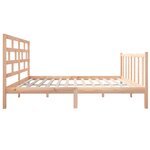 vidaXL Cadre de lit sans matelas bois de pin massif