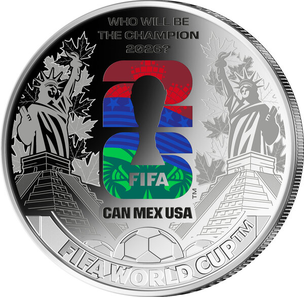 Monnaie WHO WILL BE THE CHAMPION 2026 FIFA World Cup Champions Metal 50 Cents Solomon Islands 2026