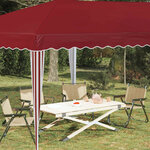 vidaXL Tente de fête pop-up 575 x 290 x 245 cm Bordeaux