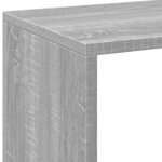 vidaXL Étagère séparatrice de pièce sonoma gris 69 5x29x69 5 cm