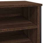 vidaXL Armoire à chaussures chêne marron 80x38x78 cm bois d'ingénierie