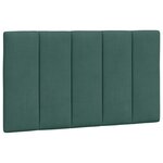 vidaXL Cadre de lit avec lumières LED vert foncé 90x200 cm velours