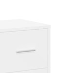 vidaXL Buffet blanc 60x31x84 cm bois d'ingénierie