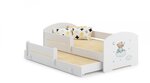 Lit enfant LUK 160x80 Ours gigogne avec matelas