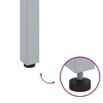 vidaXL Tables de jardin Naturel et gris 200 x 90 x 75 cm