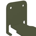 vidaXL Étagère Flottante Invisible 24 pc Vert olive 6 x 11 x 6 5 cm