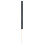 Tête de lit capitonnée gris foncé 100 cm en velours