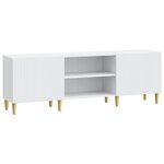 vidaXL Meuble TV Blanc 150 x 31 x 50 cm Bois d'ingénierie