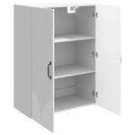 vidaXL Armoire Murale 66 x 34 5 x 90 cm Bois d'ingénierie