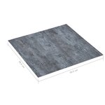vidaXL Dalles de plancher autoadhésives 20 Pièces PVC 1 86 m² marbre gris