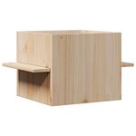 vidaXL Maison pour chat 51x35x30 cm bois de pin massif