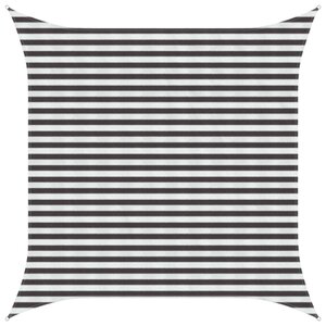 vidaXL Voile d'ombre Anthracite et blanc 3 6 x 3 6 m HDPE