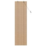 vidaXL Store enrouleur Autre Marron Clair 60 x 220 cm Bambou