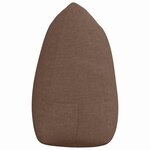 vidaXL Coussin de Dos Marron 140 x 24 x 50 cm tissu