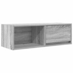 vidaXL Meuble TV sonoma gris 80x31x25 5 cm bois d'ingénierie