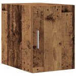 vidaXL Armoire de rangement 2 Pièces Bois ancien 30 x 42 5 x 225 cm