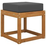 vidaXL Coussin de Siège d'Extérieur Anthracite 40 x 40 x 8 cm