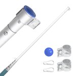 vidaXL Drapeau de l'Irlande et mât 5 5 m Aluminium