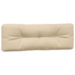 vidaXL Coussins de palette 5 Pièces beige tissu