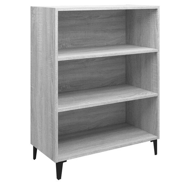 vidaXL Buffet Sonoma gris 69 5x32 5x90 cm Bois d'ingénierie