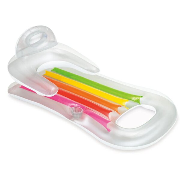 vidaXL Chaise longue de piscine gonflable 160x85 cm Vinyle