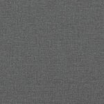 vidaXL Canapé modulaire avec coussins en tissu gris foncé