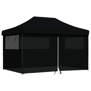 vidaXL Tente de fête 292 x 440 x 315 cm Noir Tissu Oxford