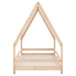 vidaXL Cadre de lit pour enfant 90x190 cm Bois de pin massif
