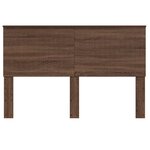vidaXL Tête de lit Chêne brun 150 cm Bois d'ingénierie